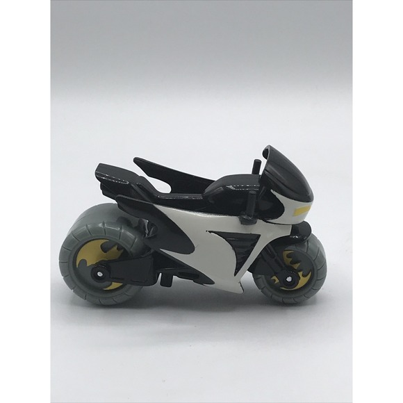 Fisher Price Imaginext DC Batman Motorcycle White Black - Picture 6 of 13